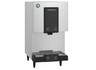 Hoshizaki - 257 Lbs Air Cooled Countertop Cubelet Ice/Water Machine Dispenser - DCM-271BAH