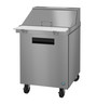 Hoshizaki - Steelheart 27" Mega Top Refrigerated Prep Table w/ 1 Door & 12 Pans -  SR27B-12M