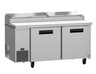 Hoshizaki - Steelheart 67" Pizza Prep Table w/2 Doors & 9 Pans - PR67B