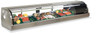 Hoshizaki - 83" Stainless Steel Countertop Refrigerated Sushi Showcase w/ Right Side Condenser - HNC-210BA-R-SLH