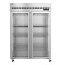 Hoshizaki - Steelheart 55" Stainless Steel Freezer w/ 2 Glass Doors - F2A-FG
