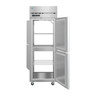 Hoshizaki - Steelheart 27.5" Stainless Steel Pass Thru Refrigerator w/ Half Doors - PT1A-HS-HS