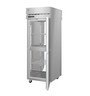 Hoshizaki - Steelheart 27.5" Stainless Steel Pass Thru Refrigerator w/ Half Doors - PT1A-HS-HS