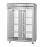 Hoshizaki - Steelheart 55" Stainless Steel Pass Thru Refrigerator w/ Glass Doors - PT2A-FG-FG