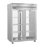 Hoshizaki - Steelheart 55" Stainless Steel Pass Thru Refrigerator w/ Glass Doors - PT2A-FG-FG