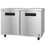 Hoshizaki - Steelheart 48" Undercounter Freezer w/ 2 Doors - UF48B