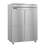 Hoshizaki - Steelheart 55" Stainless Steel Pass Thru Refrigerator w/ Half Doors - PT2A-HS-HS