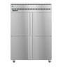 Hoshizaki - Steelheart 55" Stainless Steel Pass Thru Refrigerator w/ Half Doors - PT2A-HS-HS