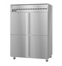 Hoshizaki - Steelheart 55" Stainless Steel Pass Thru Refrigerator w/ Half Doors - PT2A-HS-HS