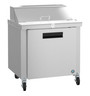 Hoshizaki - Steelheart 36" Sandwich Top Refrigerated Prep Table w/ 1 Door & 10 Pans - SR36B-10