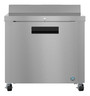 Hoshizaki - Steelheart 36" Worktop Refrigerator w/ 1 Lockable Door - WR36B-01