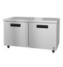 Hoshizaki - Steelheart 60" Undercounter Freezer w/ 2 Doors - UF60B