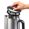Wolf Gourmet - 1.5 L True Temperature Electric Kettle, Stainless Steel Carafe, Customizable & Pre-Set Temperature Controls