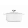 Le Creuset - 5.3 L (5.5 QT) White French Round Dutch Oven