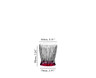 Riedel - Bar Series 13.5 oz Fire & Ice Glass- 4 Pack