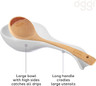 OGGI - White Ceramic Spoon Rest