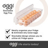 OGGI -Stackable 14 Egg Fridge Tray