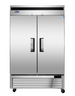Atosa - 54" Bottom Mount 2 Door Reach-in Refrigerator - MBF8507GR