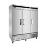 Atosa - 82" Bottom Mount 3 Door Reach-in Freezer - MBF8504GR