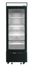 Atosa - 24" 1 Glass Door Black Merchandiser Refrigerator - MCF8726GR