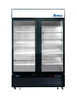 Atosa - 40" 2 Glass Door Black Merchandiser Freezer - MCF8732GR