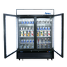 Atosa - 40" 2 Glass Door Black Merchandiser Freezer - MCF8732GR