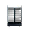 Atosa - 54" 2 Glass Door Black Merchandiser Freezer - MCF8721ES