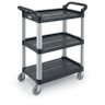 Williams -  Small Black 3 Shelf Utility Cart