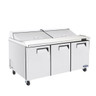 Atosa - 72" Refrigerated Mega Top Sandwich Prep Table - MSF8308GR