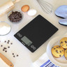 Escali - Arti Glass 15LB Black Digital Scale