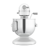 KitchenAid - 7 Qt White Stand Mixer With Stainless Steel Accessories