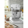 KitchenAid - 7 Qt White Stand Mixer With Stainless Steel Accessories