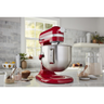 KitchenAid - 7 Qt Empire Red Stand Mixer With Stainless Steel Accessories