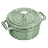 Staub - 0.25L Sage Round Cast Iron Cocotte - 40508-702