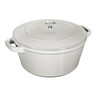 Staub - White Truffle 4 Piece Medium Stackable Cookware Set