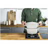 Staub - White Truffle 4 Piece Medium Stackable Cookware Set