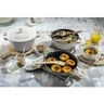 Staub - White Truffle 4 Piece Medium Stackable Cookware Set