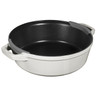 Staub - White Truffle 4 Piece Medium Stackable Cookware Set