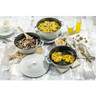 Staub - White Truffle 4 Piece Medium Stackable Cookware Set