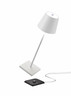 Zafferano - Poldina Pro White LED Cordless Table Lamp - LD0340B4