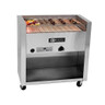 EmberGlo - 25WF Kabob 36" Open Front Floor Standing Natural Gas Charbroiler w/ Casters - 5010604-1