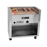 EmberGlo - 25WF Kabob 36" Open Front Floor Standing Natural Gas Charbroiler 240V w/ Casters - 5010605-1