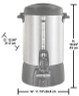 Hamilton Beach Commercial - Proctor Silex 60 Cup Aluminum Coffee Urn - 45060R