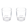 JURA - Glass Espresso Cups w/ Logo - Set of 2 - 71451