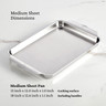 Hestan- 12"x15" Try-Ply Stainless Steel Jelly Roll Pan