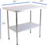 WFE- Stainless Steel Worktable 24"x36"