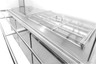 Omcan - 72" Stainless Steel Refrigerated Salad Bar Prep Table - 50090