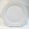WFE - 10.5" White Wide Rim Round Porcelain Dinner Plate