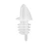 Winco-Clear Plastic Free Pourer 12 Pack