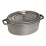 Staub - 6.7 L (7 QT) Grey Oval Cocotte